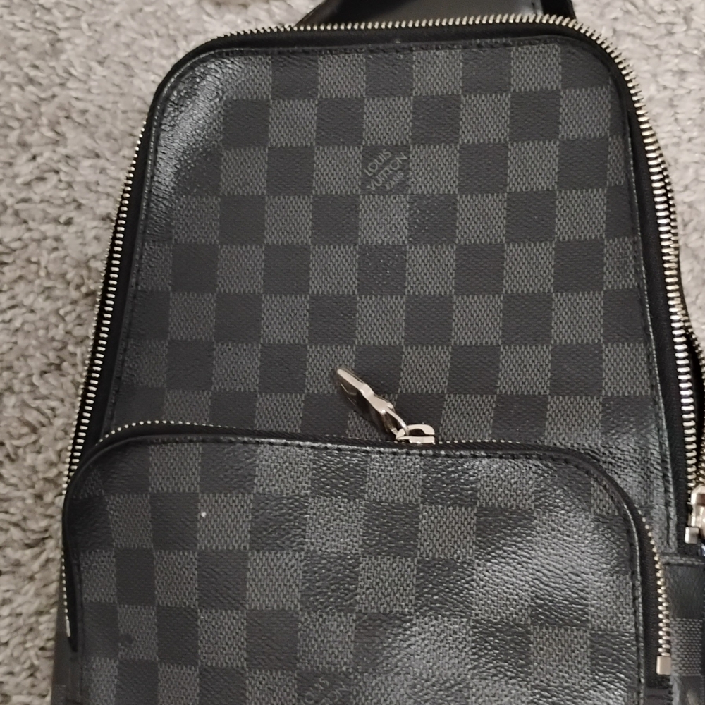 Louis Vuitton Graphite Checkered Backpack